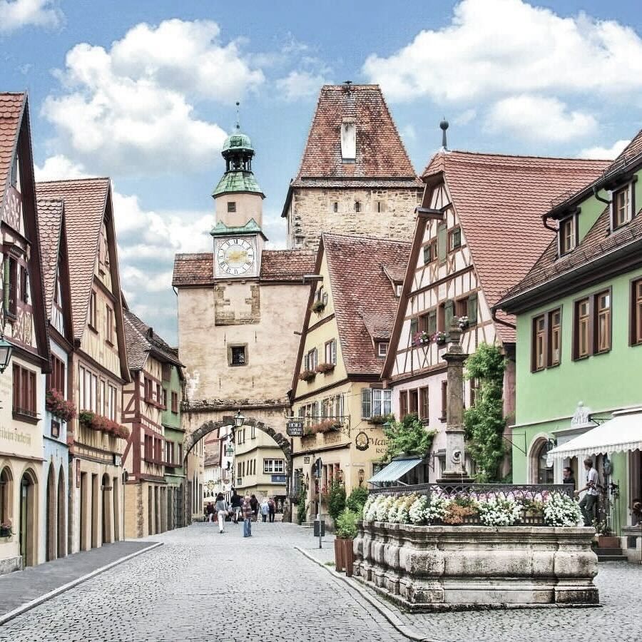 ローテンブルクの街並み